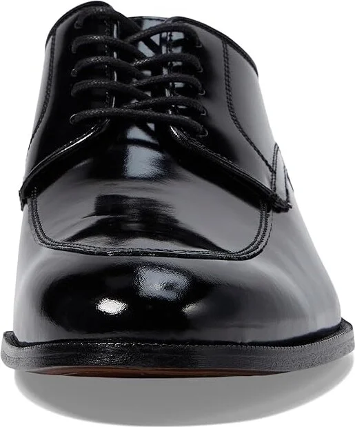 Johnston & Murphy Bradford Dress Moc Oxford Men's Lace Up Moc Toe Shoes Black Brush-Off : 8.5 D (M), Leather - Image 6