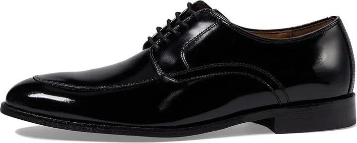 Johnston & Murphy Bradford Dress Moc Oxford Men's Lace Up Moc Toe Shoes Black Brush-Off : 8.5 D (M), Leather - Image 7