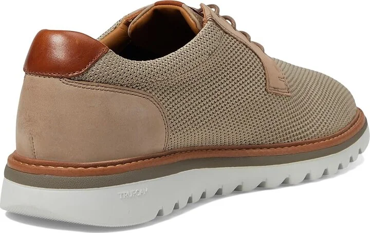 Johnston & Murphy Braydon Knit Plain Toe Men's Shoes Taupe Knit : 10 M (D), Leather - Image 4