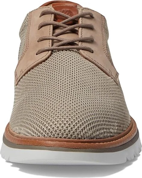 Johnston & Murphy Braydon Knit Plain Toe Men's Shoes Taupe Knit : 10 M (D), Leather - Image 5