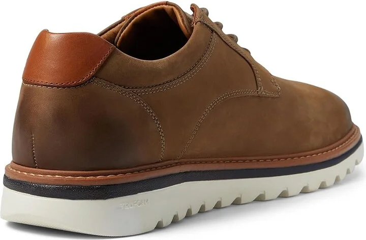 Johnston & Murphy Braydon Plain Toe Men's Lace-up Boots Dark Taupe : 8 M (D), Leather - Image 4