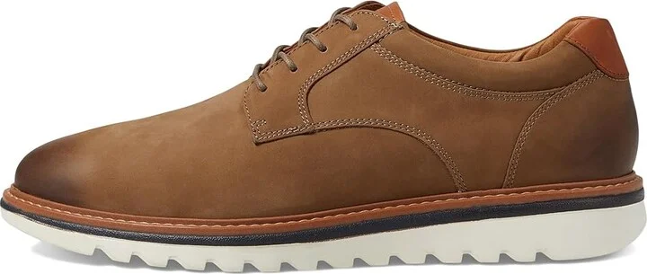Johnston & Murphy Braydon Plain Toe Men's Lace-up Boots Dark Taupe : 8 M (D), Leather - Image 6