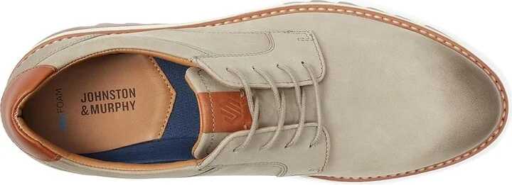 Johnston & Murphy Braydon Plain Toe Men's Lace-up Boots Grey : 10 M (D), Leather - Image 2