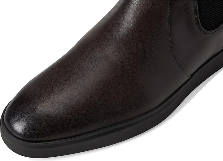 Johnston & Murphy Brody Chelsea Boots Men's Boots Black Calfskin : 12 M (D), Leather/Rubber - Image 7