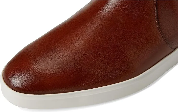 Johnston & Murphy Brody Chelsea Boots Men's Boots Brown Hand-Stained Calfskin : 12 M (D), Leather/Rubber - Image 7