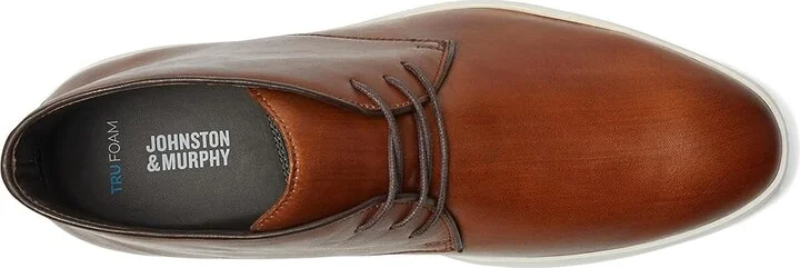 Johnston & Murphy Brody Chukka Men's Boots Brown Hand-Stained Calfskin : 11 M (D), Leather/Rubber - Image 2