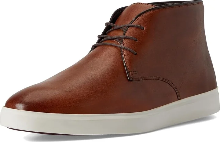 Johnston & Murphy Brody Chukka Men's Boots Brown Hand-Stained Calfskin : 11 M (D), Leather/Rubber - Image 5