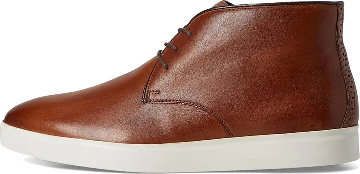 Johnston & Murphy Brody Chukka Men's Boots Brown Hand-Stained Calfskin : 11 M (D), Leather/Rubber - Image 6