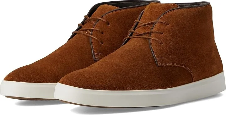 Johnston & Murphy Brody Chukka Men's Boots Snuff Suede : 12 M (D), Leather/Rubber