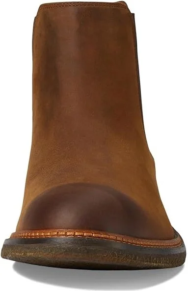 Johnston & Murphy Calder Chelsea Boots Men's Boots Brown Oiled Full Grain : 14 M (D), Leather - Image 2