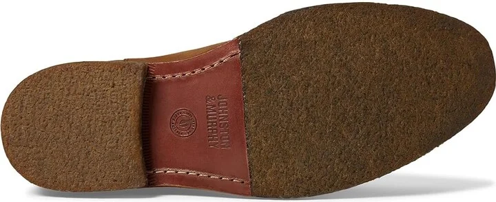 Johnston & Murphy Calder Chelsea Boots Men's Boots Brown Oiled Full Grain : 14 M (D), Leather - Image 3