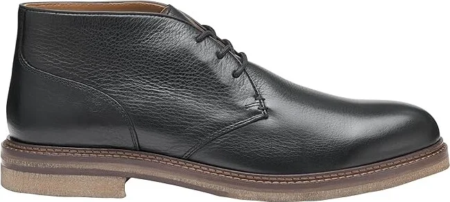 Johnston & Murphy Calder Chukka Men's Boots Black Tumbled Full Grain : 12 W (EE), Leather - Image 6