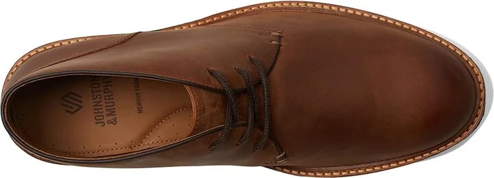 Johnston & Murphy Calder Chukka Men's Boots Brown Oiled Full Grain : 11.5 M (D), Leather - Image 2
