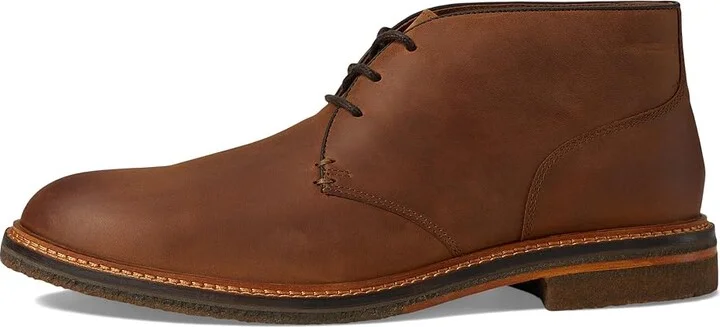 Johnston & Murphy Calder Chukka Men's Boots Brown Oiled Full Grain : 11.5 M (D), Leather - Image 6