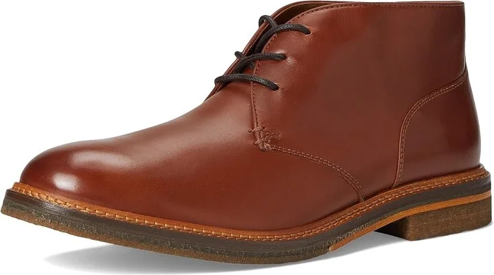 Johnston & Murphy Calder Chukka Men's Boots Mahogany Full Grain : 10.5 M (D), Leather - Image 5