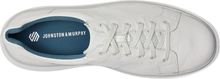 Johnston & Murphy Calm Lace-To-Toe Men's Lace-up Boots White Full Grain : 10 M (D), Leather - Image 2