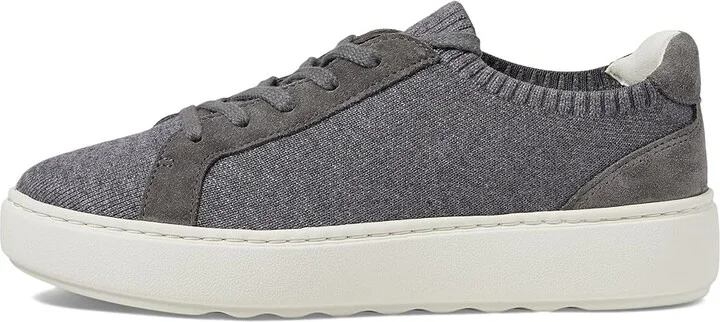 Johnston & Murphy Cammie Knit Lace-Up Women's Shoes Gray : 9 M, Leather - Image 6