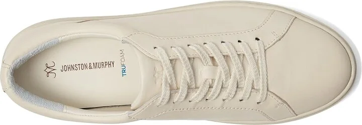Johnston & Murphy Cammie Lace-Up Women's Shoes Bone : 6.5 M, Leather/Nubuck - Image 2