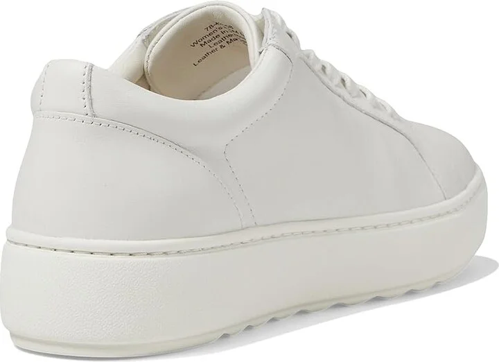 Johnston & Murphy Cammie Lace-Up Women's Shoes White : 8.5 M, Leather/Nubuck - Image 4