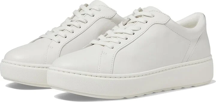 Johnston & Murphy Cammie Lace-Up Women's Shoes White : 8.5 M, Leather/Nubuck