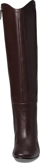 Johnston & Murphy Charlotte Knee High Women's Boots High Heels Bordeaux : 11 M, Leather - Image 2