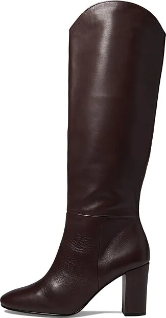 Johnston & Murphy Charlotte Knee High Women's Boots High Heels Bordeaux : 11 M, Leather - Image 5