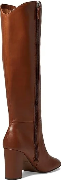 Johnston & Murphy Charlotte Knee High Women's Boots High Heels Cognac : 6 M, Leather - Image 4