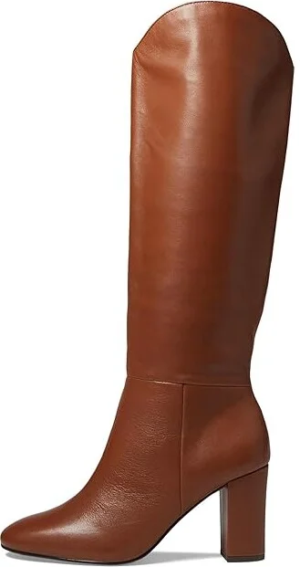Johnston & Murphy Charlotte Knee High Women's Boots High Heels Cognac : 6 M, Leather - Image 5