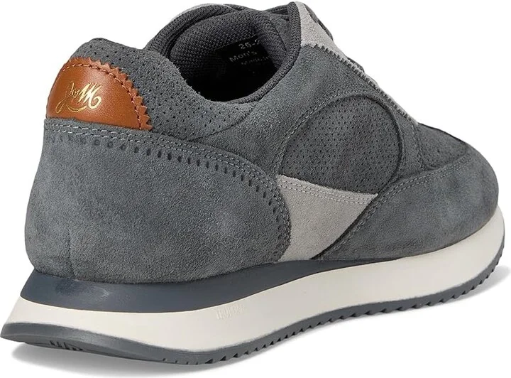 Johnston & Murphy Chase Perfed T-Toe Men's Shoes Gray Suede : 8 M (D) - Image 4