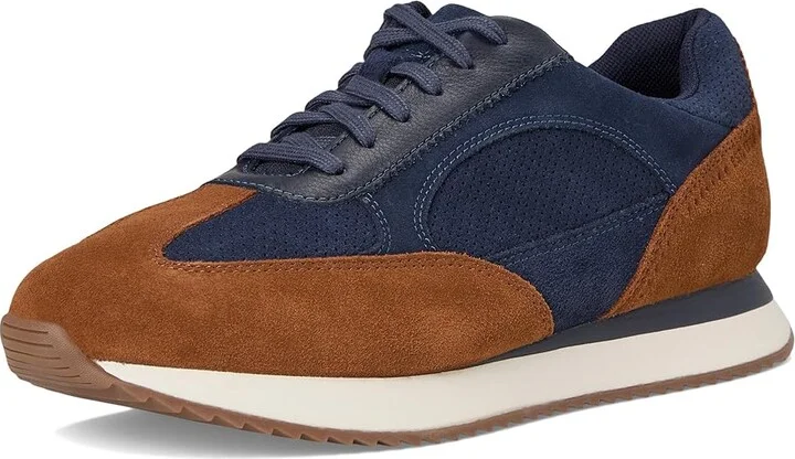 Johnston & Murphy Chase Perfed T-Toe Men's Shoes Navy Suede/Snuff Oiled Suede : 11.5 M (D) - Image 5