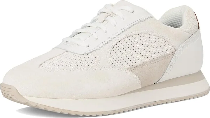 Johnston & Murphy Chase Perfed T-Toe Men's Shoes White Suede/Full Grain : 9 M (D) - Image 5