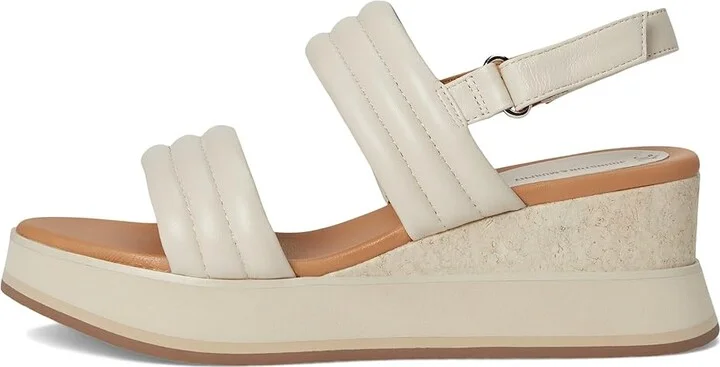 Johnston & Murphy Colleen Double-Band Sandal Women's Sandals Bone : 9.5 M, Leather - Image 6