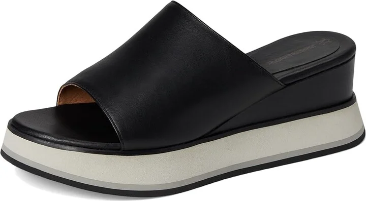 Johnston & Murphy Colleen Slide Women's Sandals Black Nappa Leather : 10 M, Leather/Rubber - Image 5