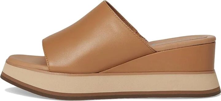 Johnston & Murphy Colleen Slide Women's Sandals Tan Nappa Leather : 8.5 M, Leather/Rubber - Image 6