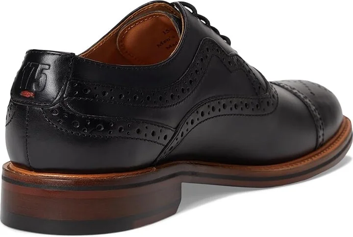 Johnston & Murphy Conard 2.0 175th Cap Toe Men's Slip on Shoes Black Oiled American Full Grain : 10.5 M (D), Leather - Image 4