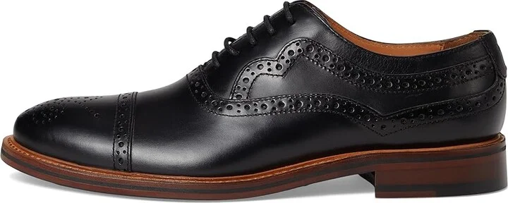 Johnston & Murphy Conard 2.0 175th Cap Toe Men's Slip on Shoes Black Oiled American Full Grain : 10.5 M (D), Leather - Image 6