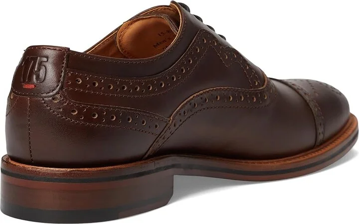 Johnston & Murphy Conard 2.0 175th Cap Toe Men's Slip on Shoes Tan Oiled American Full Grain : 14 M (D), Leather - Image 4