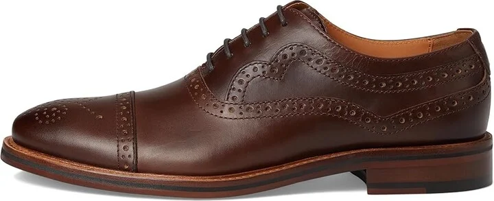 Johnston & Murphy Conard 2.0 175th Cap Toe Men's Slip on Shoes Tan Oiled American Full Grain : 14 M (D), Leather - Image 6