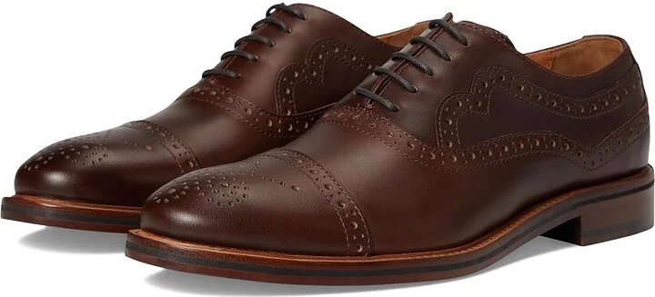Johnston & Murphy Conard 2.0 175th Cap Toe Men's Slip on Shoes Tan Oiled American Full Grain : 14 M (D), Leather