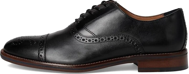 Johnston & Murphy Conard 2.0 Cap Toe Men's Shoes Black Full Grain : 8.5 M (D), Leather - Image 6