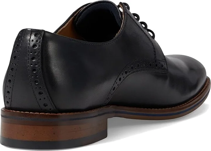 Johnston & Murphy Conard 2.0 Plain Toe Men's Shoes Black Full Grain : 8 M (D), Leather - Image 4