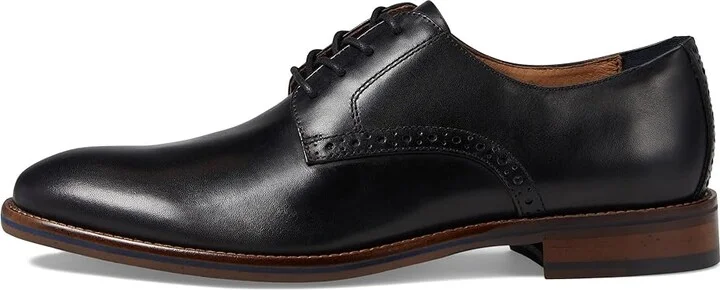 Johnston & Murphy Conard 2.0 Plain Toe Men's Shoes Black Full Grain : 8 M (D), Leather - Image 6
