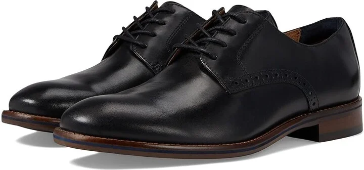Johnston & Murphy Conard 2.0 Plain Toe Men's Shoes Black Full Grain : 8 M (D), Leather