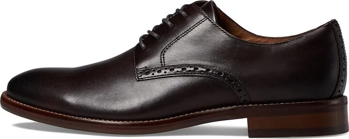Johnston & Murphy Conard 2.0 Plain Toe Men's Shoes Mahogany Full Grain : 8 M (D), Leather - Image 6