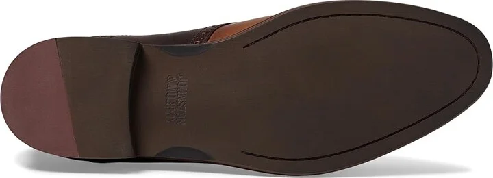 Johnston & Murphy Conard 2.0 Saddle Men's Lace Up Wing Tip Shoes Tan/Mahogany Full Grain : 10 M (D), Leather - Image 3