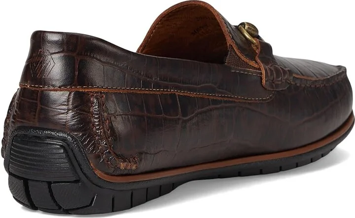Johnston & Murphy Cort 2.0 Bit Men's Lace-up Boots Dark Brown Croc Embossed Full Grain : 10 M (D), Leather - Image 4