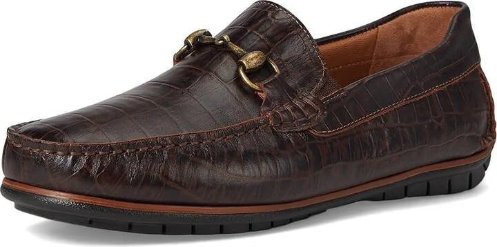 Johnston & Murphy Cort 2.0 Bit Men's Lace-up Boots Dark Brown Croc Embossed Full Grain : 10 M (D), Leather - Image 5