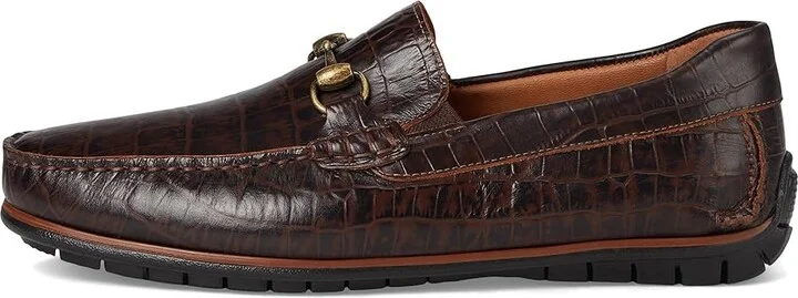 Johnston & Murphy Cort 2.0 Bit Men's Lace-up Boots Dark Brown Croc Embossed Full Grain : 10 M (D), Leather - Image 6