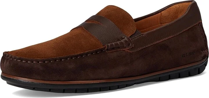 Johnston & Murphy Cort 2.0 Penny Men's Lace-up Boots Brown Suede/Full Grain : 13 M (D), Leather - Image 5