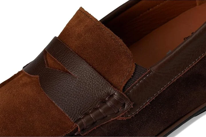 Johnston & Murphy Cort 2.0 Penny Men's Lace-up Boots Brown Suede/Full Grain : 13 M (D), Leather - Image 7